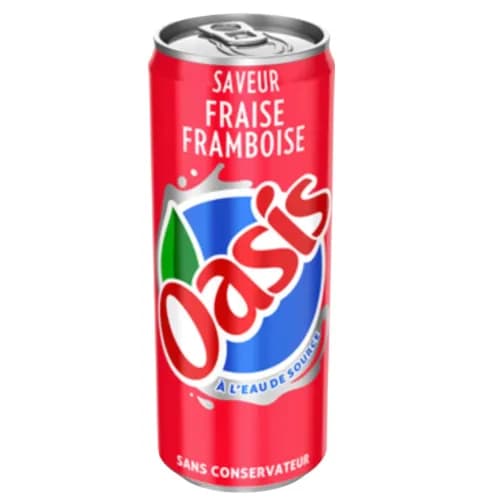 Oasis Fraise Framboise 33 cl, Megafood Tarare