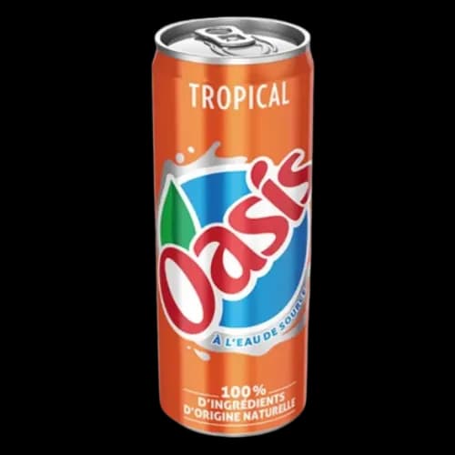 Oasis Tropical 33 cl, Megafood Tarare